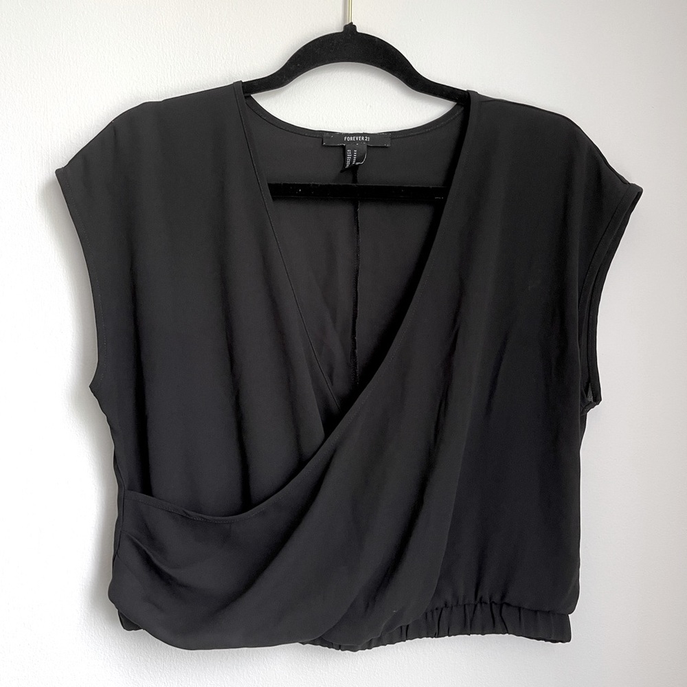 Forever 21 sheer cropped top